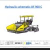 Bomag BF900C Hydraulic Schematic Drawing No.89380003 2012