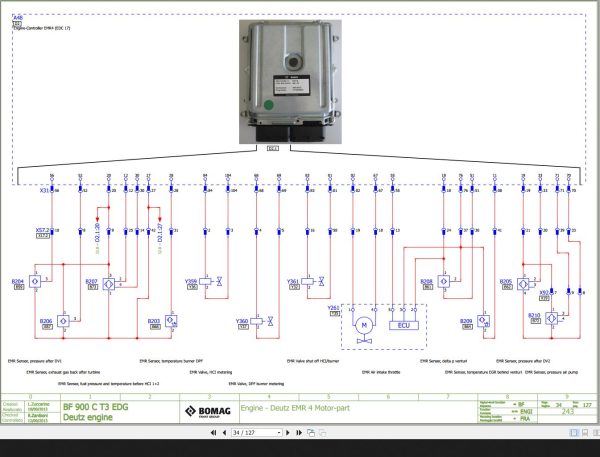 Bomag BF900C Wiring Diagram T3 EDG Deutz Engine Function.243 2013 EN IT 1
