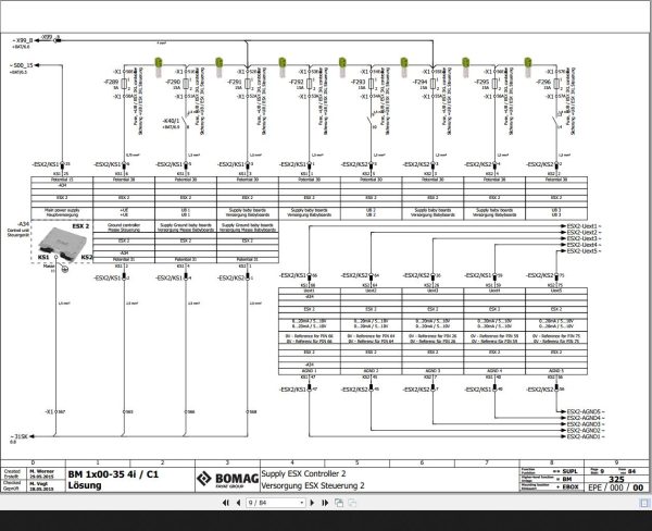 Bomag BM1x00 35 Wiring Diagram 4i C1 Function.325 2015 EN DE 1