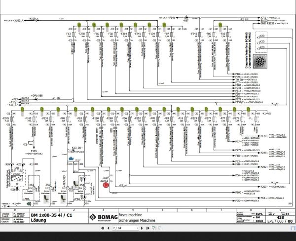 Bomag BM1x00 35 Wiring Diagram 4i C1 Function.438 2017 EN DE 1
