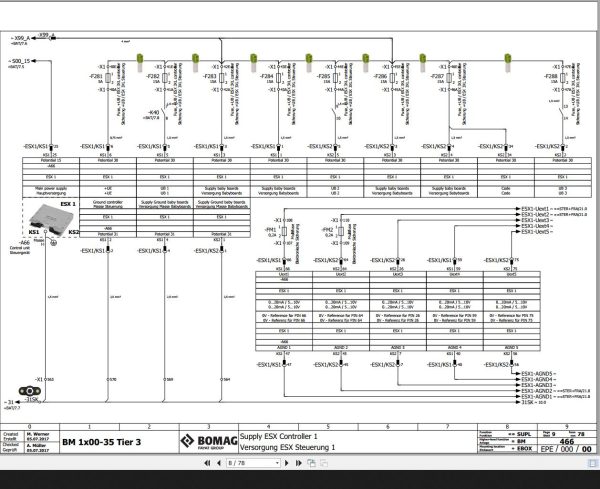 Bomag BM1x00 35 Wiring Diagram Tier 3 Function.466 2017 EN DE 1