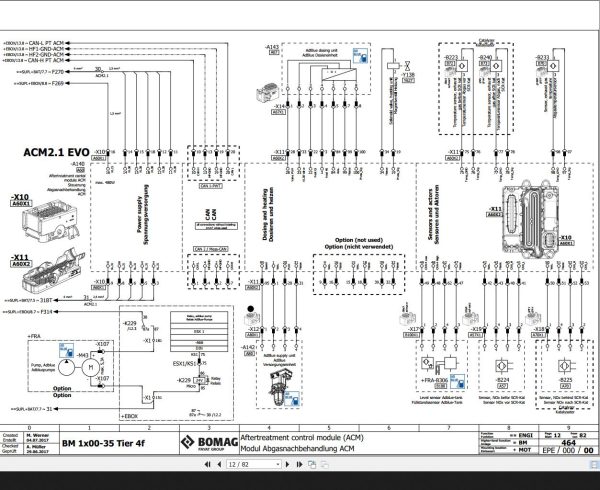 Bomag BM1x00 35 Wiring Diagram Tier 4f Function.464 2017 EN DE 1