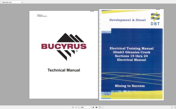 CAT Armored Face Conveyor Collection Service Information PDF DVD 1