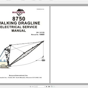 CAT Dragline Collection Service Information PDF DVD 5