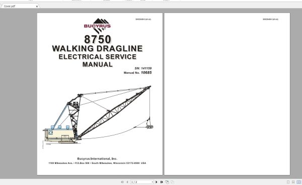 CAT Dragline Collection Service Information PDF DVD 5