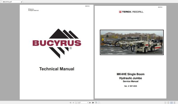 CAT Jumbo Drill Collection Service Information PDF DVD 2