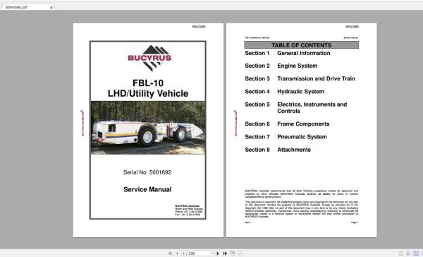 CAT Load Haul Dump Collection Service Information PDF DVD 3