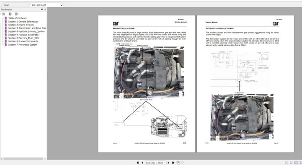 CAT Roof Support Carrier Collection Service Information PDF DVD 6