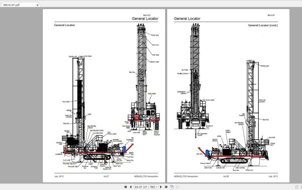 CAT Rotary Track Drills Collection Service Information PDF DVD 4