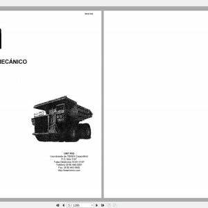 CAT Unit Rig Mining Truck Collection Service Information PDF DVD 6