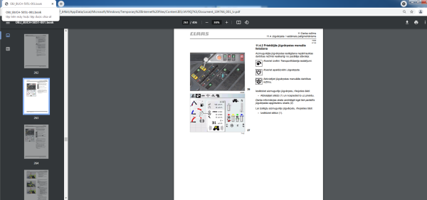 CLAAS WebTIC Offline Latvian Language 11.2022 Operator Repair Manual Service Documentation DVD 3