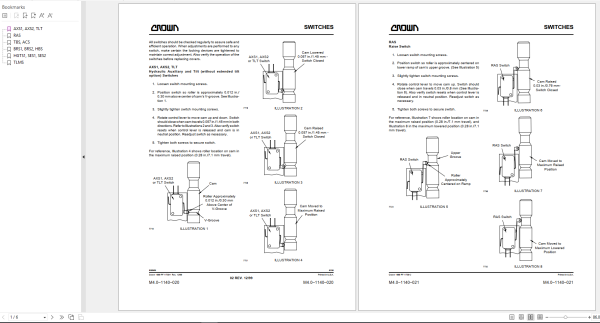CROWN Forklift Truck 11.8GB Service Manuals Parts Manual DVD 6