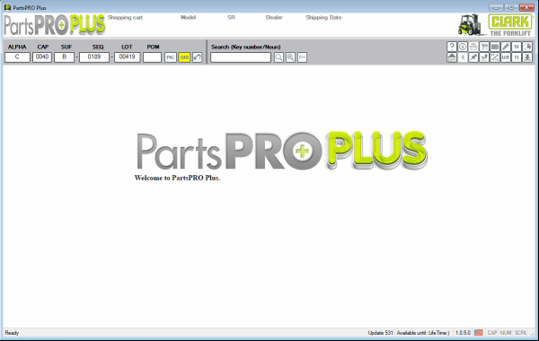 Clark ForkLift Parts Pro Plus EPC v531 10.2022 Spare Parts Catalog DVD 1