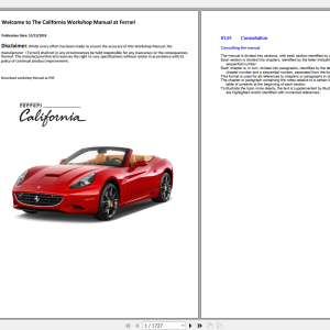 Ferrari California Workshop Manual 12.2018 1