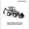 Hidromek Backhoe Loader HMK 102B ALPHA Spare Parts Catalog B150001 HUSCO EN TR
