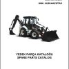 Hidromek Backhoe Loader HMK 102B MAESTRO Spare Parts Catalog A19001 HUSCO EN TR