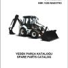 Hidromek Backhoe Loader HMK 102B MAESTRO Spare Parts Catalog A70001 HUSCO EN TR