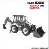 Hidromek Backhoe Loader HMK 102S Alpha A8 Supra Service Manual TR