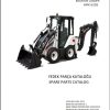 Hidromek Backhoe Loader HMK 62SS Spare Parts Catalog C00116 EN TR