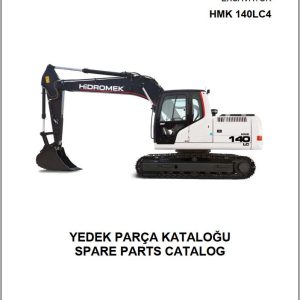 Hidromek Excavator HMK 140 LC4 Spare Parts Catalog E130901 Izusu Engine EN TR