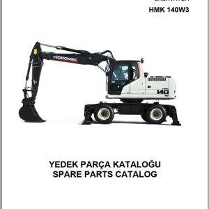 Hidromek Excavator HMK 140 W3 Spare Parts Catalog E120101 Izusu Engine EN TR