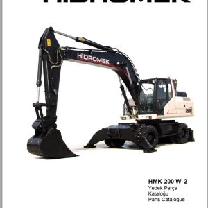 Hidromek Excavator HMK 200 W2 Spare Parts Catalog 6123001 Mitsubishi Engine EN TR