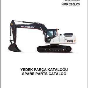 Hidromek Excavator HMK 220 LC 3 Spare Parts Catalog 9134501 Izusu Engine EN TR