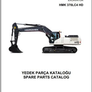 Hidromek Excavator HMK 370 LC4 HD Spare Parts Catalog C137901 Izusu Engine EN TR