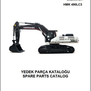 Hidromek Excavator HMK 490 LC3 Spare Parts Catalog D138001 Izusu Engine EN TR