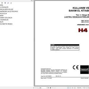 Hidromek Excavator HMK140W 3 HMK210W 3 Operation and Maintenance Manual TR