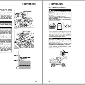 Hidromek Excavator Hmk140W 3B Hmk200W 3B Operation And Maintenance Manual Tr 1