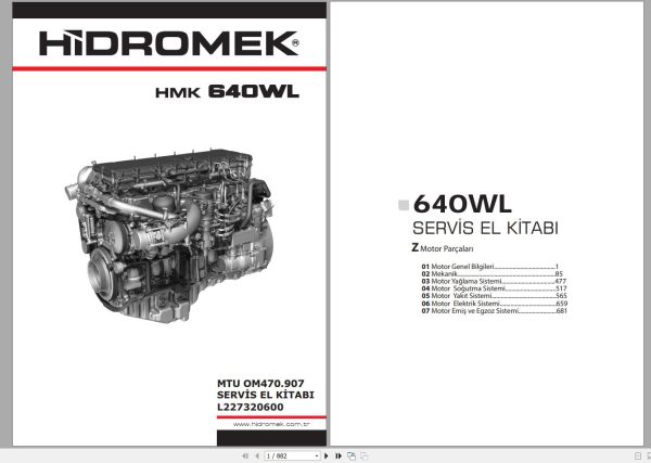 Hidromek Machinery Updated 2022 PDF Service Manual DVD 2
