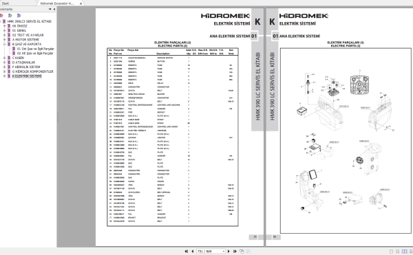 Hidromek Machinery Updated 2022 PDF Service Manual DVD 5