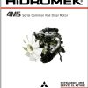 Hidromek Mitsubishi Diesel Engine 4M5 Series Common Rail Service Manual TR