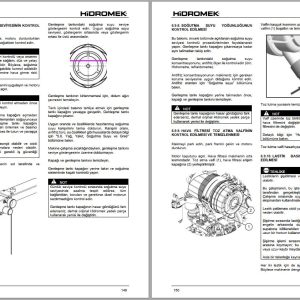 Hidromek Soil Compactors Hmk110Cs To Hmk190Cs Operation And Maintenance Manual Tr 1