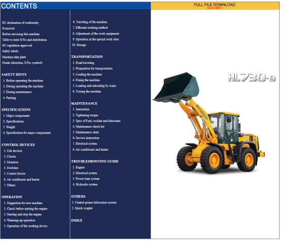 Hyundai CERES Heavy Equipment 15GB PDF Operator Manual Updated 10.2022 Offline DVD 5