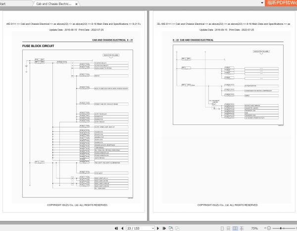 Isuzu Truck FG Series F Workshop Service Manual PDF 2