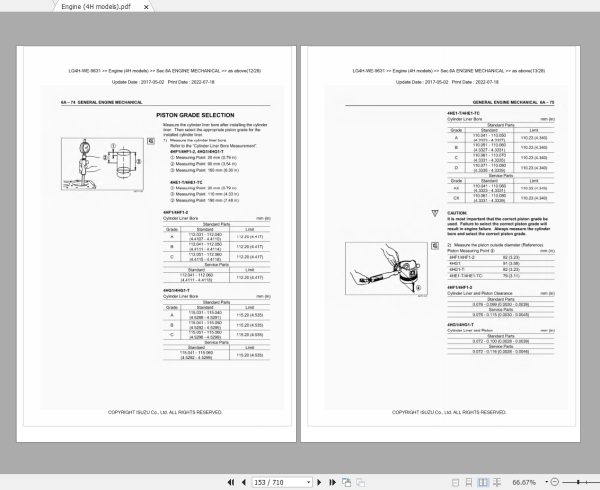 Isuzu Truck N Series Workshop Service Manual PDF 2