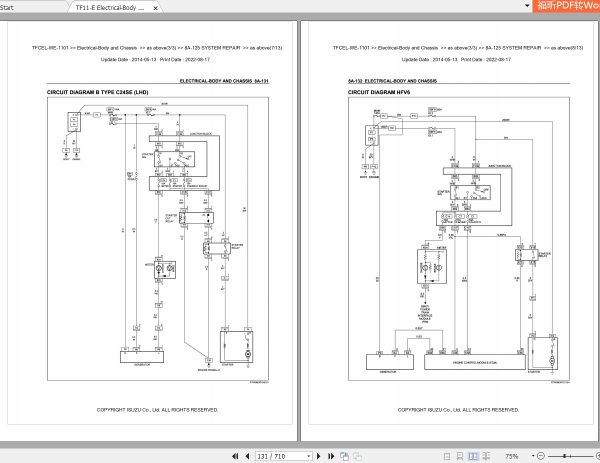 Isuzu Truck TF TFR TFS Series Workshop Service Manual 3