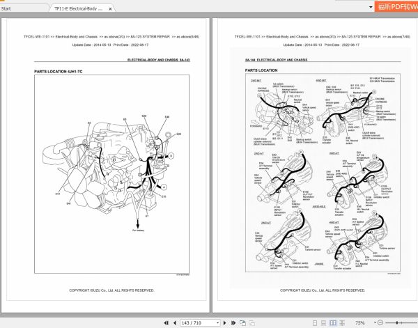 Isuzu Truck TF TFR TFS Series Workshop Service Manual 4