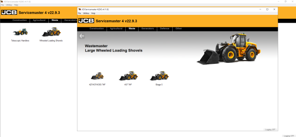 JCB ServiceMaster 4 v22.9.3 10.2022 Diagnosis Software DVD 4