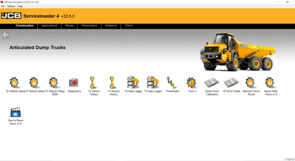 JCB ServiceMaster 4 v22.9.3 10.2022 Diagnostic Software DVD 3 1