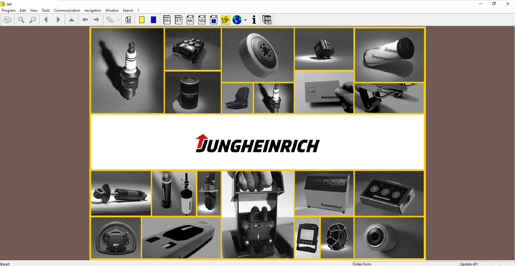 JUNGHEINRICH JETI ForkLift ET v4.36 Updated 481 10.2022 Spare Parts Catalog Full Instruction DVD 1