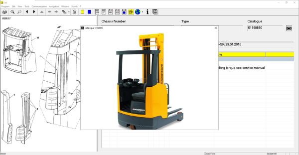JUNGHEINRICH JETI ForkLift ET v4.36 Updated 481 10.2022 Spare Parts Catalog Full Instruction DVD 8