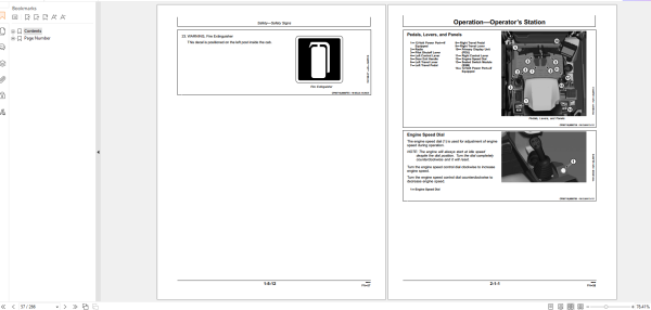 John Deere Excavator E240LC E260LC Operator Manual 2