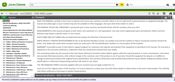 John Deere Service Advisor 5.3 Offline 2022 11.2021 CF Construction AG Agricultural Forestry Equipment 5