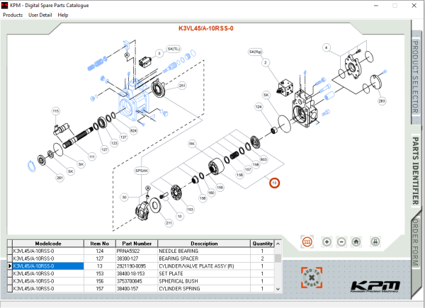 Kawasaki KPM Precision Machinery Digital SPARE PARTS CATALOGUE 2003 4