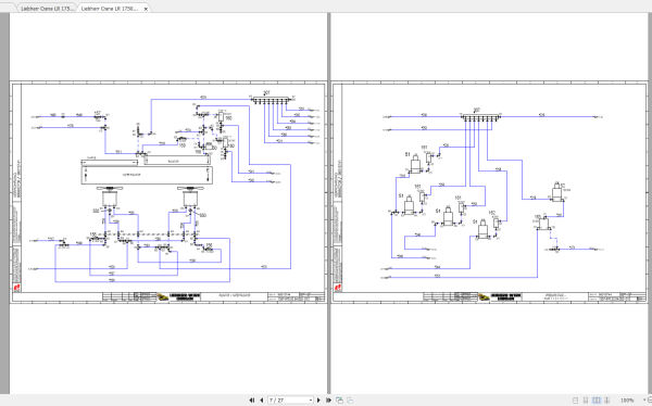 Liebherr Crane LR1750 2 Technical Infor Operating Manual Service Manual LICCON Circuit Schematic DE EN 2 1