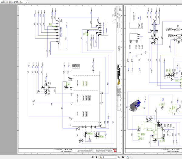 Liebherr Crane LTM 1060 3.1 Z058304 Technical Information Operating Manual Diagrams EN DE 4