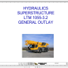 Liebherr Crane LTM1055 3.2 Superstructure General Outlay Hydraulic Digram 986639908 1